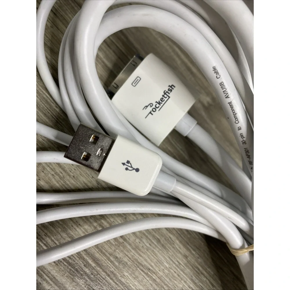 Rocketfish RF-AP300 30 Pin To Composite And USB Cable